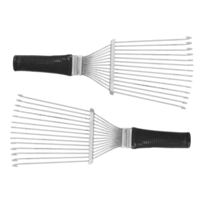 BESPORTBLE 2Pcs Horse Hair Rake Grooming Brush Lightweight Shedding Tool for Efficient Pet Hair Removal for Cashmere and Various Fabrics User Friendly Design