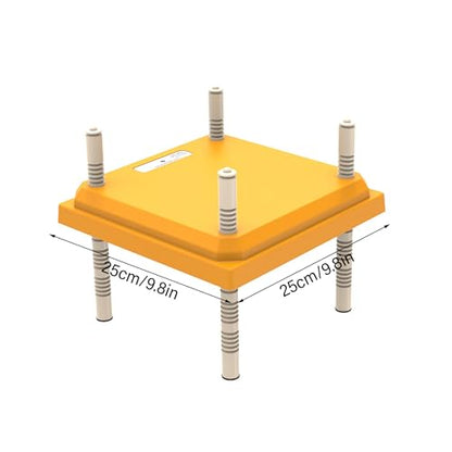 Heat Lamp for Chicks, Chick Brooder Heat Plate, Adjustable Height & Angle Chick Warmer, Energy-efficient Heating Plate for Chicks, Orange Yellow.