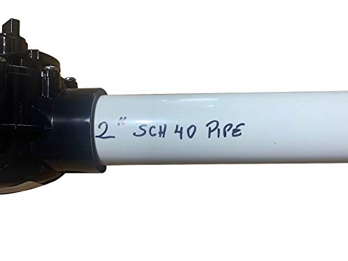 FibroPool 2 Inch Pool Check Valve – 5 PSI Spring Loaded, CPVC, Non-Lube PTFE Seats – Backflow Prevention for Pools, Spas, Heaters, Salt Systems & Chemical Feeders