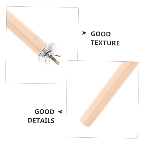 4pcs Natural Parrot Perch Comfortable Bird Perches for Parrots and Cockatiels Includes Easy Maintenance and Aesthetic Design for Bird Cages
