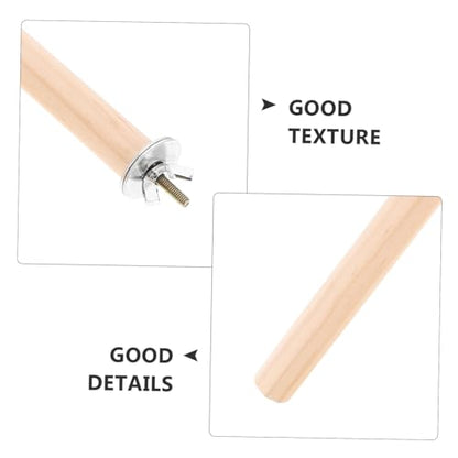 4pcs Natural Parrot Perch Comfortable Bird Perches for Parrots and Cockatiels Includes Easy Maintenance and Aesthetic Design for Bird Cages