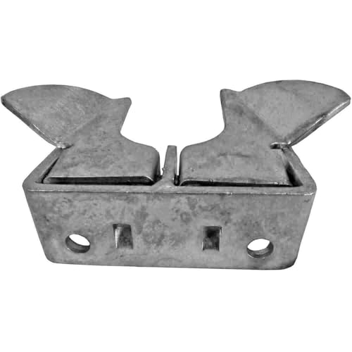 Wall Mount Gate Butterfly Fork Latch - 1-3/8" to 1-5/8" Fork Diameter - Chain Link Fence Gate Latching Hardware - - CASE Qty 25 - size: 1-3/8" Wall Mount - 25 Count