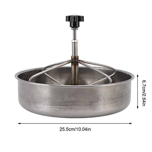 Piglets Feeding Trough, Stainless Steel Pig Feed Trough, Farm Animal Poultry Livestock Feeding Tool for Goat, Duck, Sheep, Piglets, Chicken (Small) - size: Small