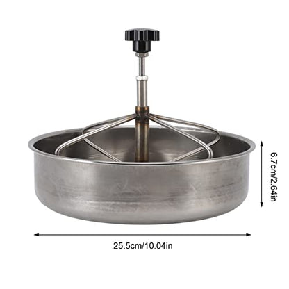 Piglets Feeding Trough, Stainless Steel Pig Feed Trough, Farm Animal Poultry Livestock Feeding Tool for Goat, Duck, Sheep, Piglets, Chicken (Small) - size: Small