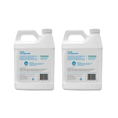 Strong Animals Coop Recuperate Eucalyptus & Lemongrass - Chicken Coop Refresher Containing Organic Eucalyptus & Lemongrass Essential Oils (2.5 lb jug, 2 Pack)