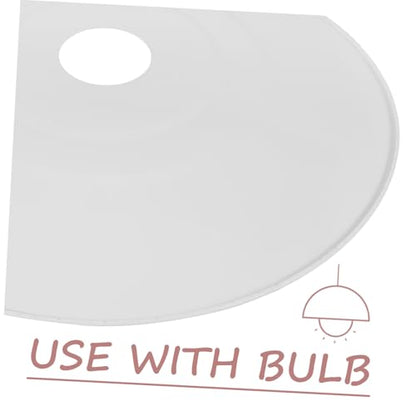 Happyyami Heating Lampshade Metal Chicken Coop Light Cover for Reptiles Heat Distribution Quick Installation for Livestock and Pet Heat Needs
