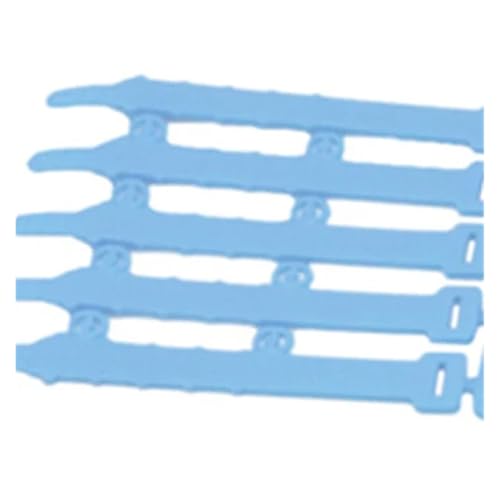 200 Pcs Farm Animal Foot Ring Chicken Quail Pigeon 5 Colors Pet Bird Soft Quality PVC(Blue) - color: Blue