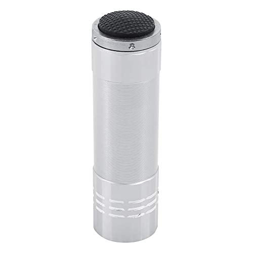 LED Egg Candler Tester Lamp for Poultry Incubator Inspection (Silver)