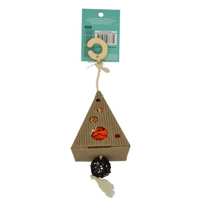 Enriched Life Pyramid Treat Hanger Small Pet Toy | Playful Chews for Rabbits, Guinea Pigs and Other Small Animals
