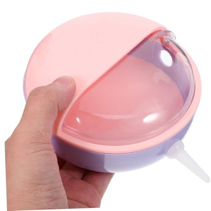 Mikikit Bowl with Pacifiers for Puppies and Kittens Spillproof Feeder for Small Pets Detachable Design Safe Material for Newborn Animals