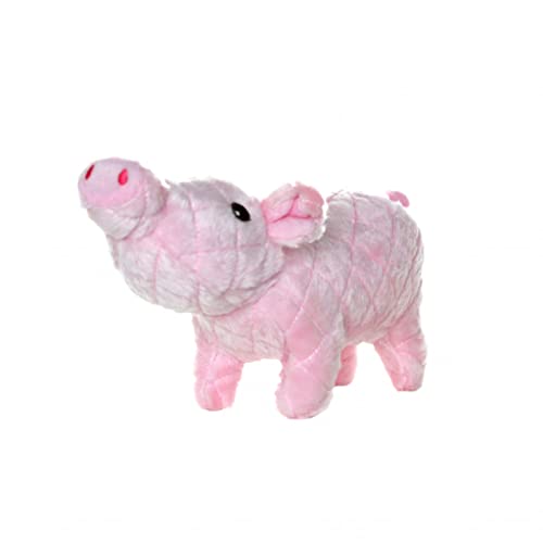 MIGHTY® 2 Pack Farm Animal: Piglet Ultra Plush Dog Toys | Multiple Layers & Reinforced Seams , Washable and Floats , Mighty® Construction - color: 2PK Pink Piglet