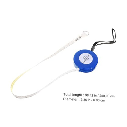 Animal Body Measuring Tape 2.5m for Cattle Pig Goat, Blue Girth and Weight Tape Measure for Livestock Farm Use Style