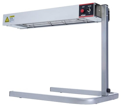 Winco Food Heat Lamp Strip Heater with Adjustable Stand, 500W, 24" (With Stand)