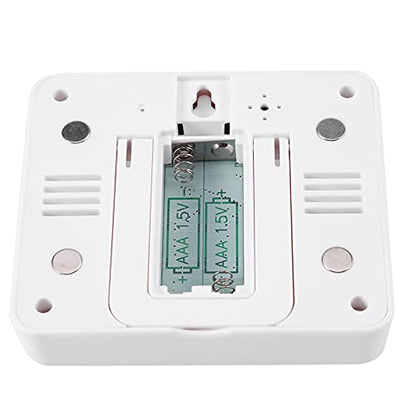 Digital Indoor Outdoor Temperature Monitor with LCD Display, Refrigerator Thermometer, Min Max Record, Alarm Function