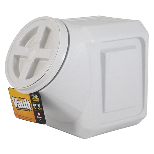 Gamma2 Vittles Vault Stackable Dog Food Storage Container with Sealing Lid, Up to 60 lbs Dry Pet Food Storage Container, USA-Made - [14.5" L x 19" H] - size: 60 Pounds