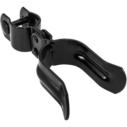 Black 1-5/8" x 2-3/8" Heavy Duty Fork Latch - Pressed Steel - Powder Coated - CASE Qty 10 - size: 1-5/8" x 2-3/8" - Case