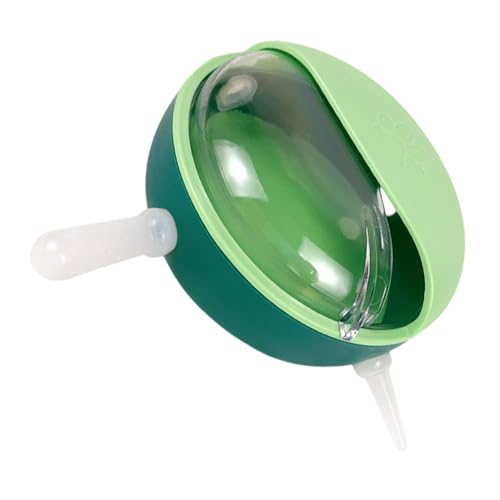 Pet Milk Dispenser Dog Cats Feeding Bowl for Small Animal Whelping 4 Nipples Dog Feeding Bowls for Small Dog - color: Green