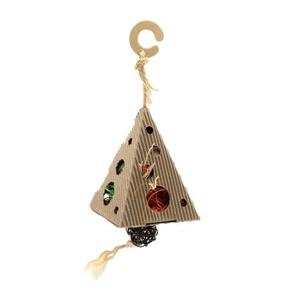 Enriched Life Pyramid Treat Hanger Small Pet Toy | Playful Chews for Rabbits, Guinea Pigs and Other Small Animals