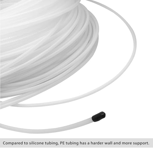 PE Tubing 5/32" ID x1/4" OD, Food Grade Polyethylene Tube Translucent hose for Reverse Osmosis Systems & Drinking Water Filters 3.3FT Length