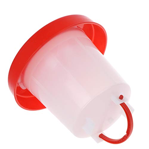 Chicken Feeder Waterer Baby Chick Drinker Feeder With Carrying Handle Capacity 1.5 L Chicken Water Feeder Pet Supplies