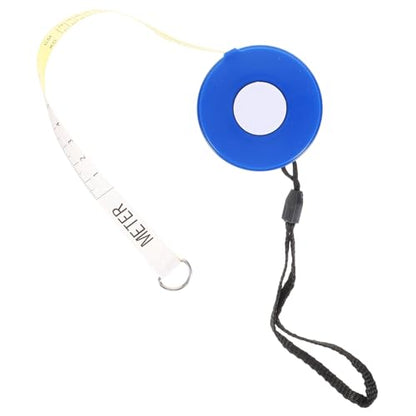 Animal Measuring Tape 2.5m for Goat Pig Cattle, Blue Cotton Girth Tape Measure for Livestock Weight and Body Size Measurement Style