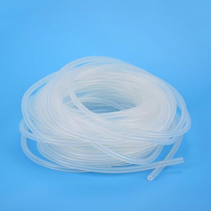 Peristaltic Pump Silicone Tubing 1/16" ID*3/16"OD*3m, food grade High-temperature resistant & wear-resistant transparent silicone hose, made with platinum curing process, 14# - size: 1/16"IDx3/16"OD, style: 3meter