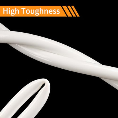 Silicone Tubes,9.84Ft 5/64" ID×5/32" OD (2mm×4mm) White Food Grade Silicone tubing,For Food Grade Soft Milk Beer Drink,Home Brewing Wine making, Engine,Fish Tank Air Pump - color: White, size: 2mm×4mm