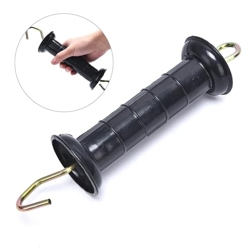 8pcs Heavy Duty Electric Fence Arch Hook Gate Handle Spring Inside Insulator