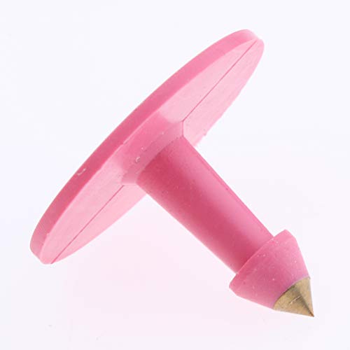 Baosity 100PCS Small Numbered Livestock Ear Tag for Pig, Pink
