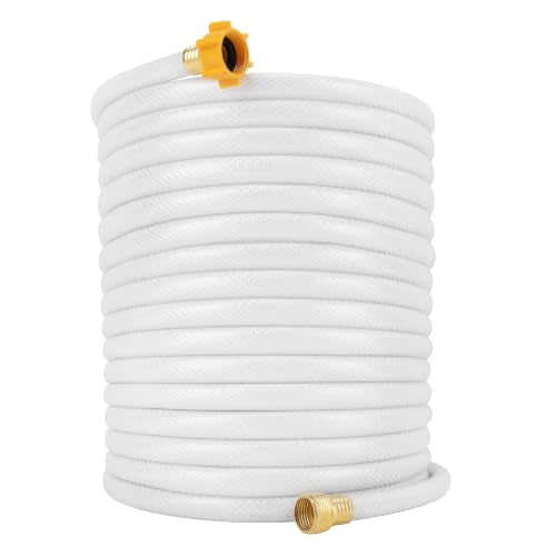 Camco TastePURE 75 Foot RV and Marine Drinking Water Hose Accessory with 5/8" ID for Camping, Tailgating, & Outdoor Recreation, White - size: 75-Foot, style: 5/8-Inch ID