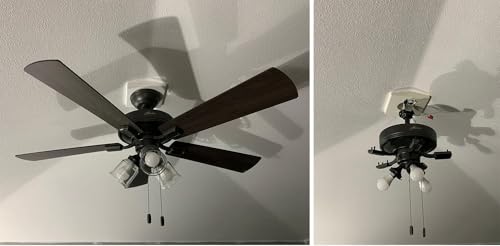 iMBAPrice Ceiling Fan Mounting Box IMBA-FB900, Cathedral Ceiling Fan Bracket Kit up to 80°, Heavy-Duty Electrical Box for Ceiling Fans & Light Fixtures, White, 1 Pack
