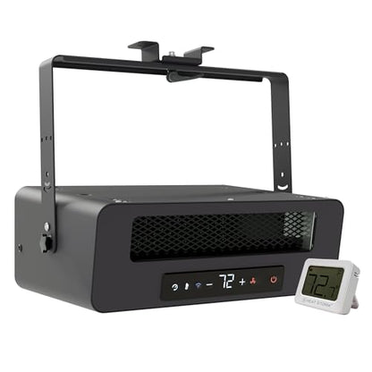 Heat Storm HS-6000-GC Heater, Gray, 7"D x 18"W x 13"H