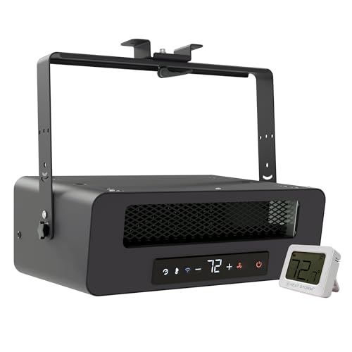 Heat Storm HS-6000-GC Heater, Gray, 7"D x 18"W x 13"H