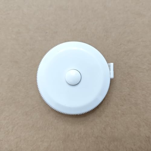 4 Pack Retractable Measuring Tape，60-Inch 1.5 Meter Tape Measures Dual Sided Flexible Ruler for for Body Measurements Craft Fabric Cloth Tailor Sewing Weight Loss (White&Black) - color: White&Black