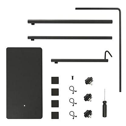 BETAZOOER Reptile Lamp Stand Adjustable 16-35 Inch Domes Heat Lamp Metal Bracket Floor Light Holder Support for Reptile Glass Terrarium Heating Light - size: Large (Pack of 1)