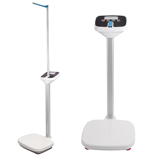 Digital Medical Scale,Professional Height and Weight Physicians Scale for Hospital, School, Beauty Salon.Measuring Range: 0.44 lbs - 440 lbs,2.3 ft - 5.8 ft. - size: 440lbs