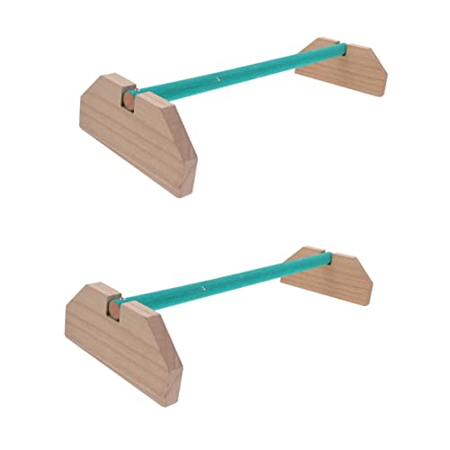 Mipcase 2pcs Wooden Chicken Perch Stand Natural Wood Roosting Bar for Chickens and Birds Playground Toy for Coop Brooder Safe and Smooth Design for Secure Resting