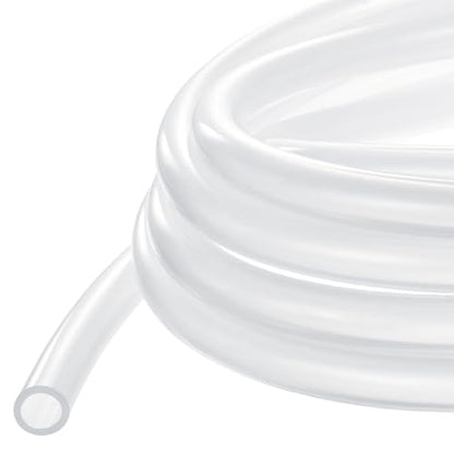 METALLIXITY Silicon Tubing(3/4" ID x 1" OD x 3.3Ft), Pure Silicone Hoses High Temp - for Printer, Hot Water Dispenser, Engine, Brewing, Fish Tank Air Pump, Pump Transfer, Clear - size: 3.3 Feet, style: 3/4" ID x 1" OD