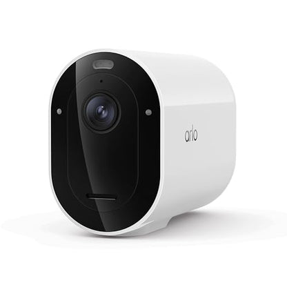 Arlo Pro XL Security Camera 2K HDR (6th Gen, 2025 Release) - Wireless Outdoor Camera, 2x Longer Rechargeable Removeable Battery, AI Event Captions, Emergency Response, 1-Mo. Trial of Secure Plan,1 Cam - color: White, size: 1 Camera, style: Longer Life Bat