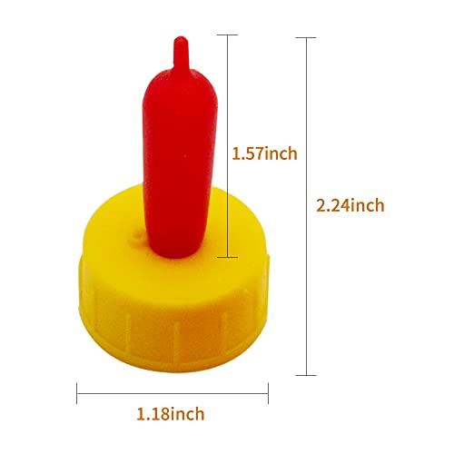 Lamb Rubber Pacifier Milk Drink Nipples 10pcs for Feeding Sheep Goat Lamb Puppy