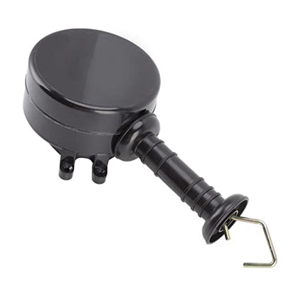 Electric Fence Gate, 16.4ft Black Spring Gate Handles Kit Retractable Insulated Handle