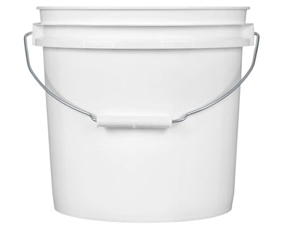 House Naturals 2 Gallon Food Grade, BPA Free, Made in USA Bucket with Screw On Lid (Pack of 3)