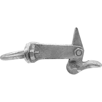 Chain Link Fence GATE HOLD BACK: Duck Bill Gate Holdback (1-5/8" to 2-3/8"). Holds The gate open for You while You work!