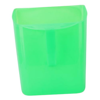 Asixxsix Feed Scoop, Enclosed Design Large Plastic Grains Scoop Easy to Clean, Livestock Feed with Sturdy Handle for Horse Chicken Farm Animal