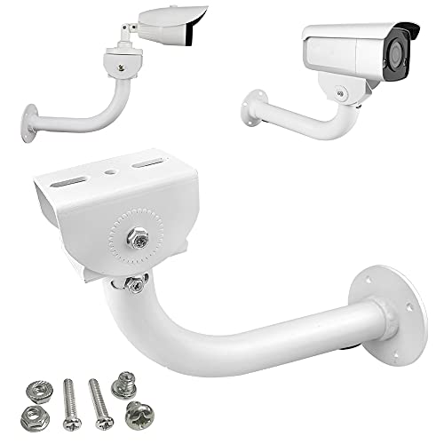 CCTV Security Camera Mount Bracket, Surveillance Camera Bracket Wall Mounting for Universal Indoor Outdoor CCTV Housing Mount