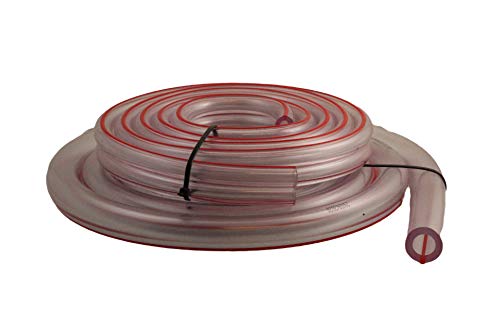 Milk Hose/Tube Transparent Food Grade For Cow or Goat Milking Machines 8 Ft Long (35/64 Inch ID) With 8 Ft Pulsator Hose By Melasty