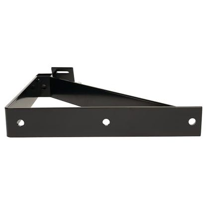 Weaver Livestock Triangle Fan Mounting Bracket, Barn Fan Mount with Adjustable Airflow Control, Black Metal Wall Mount Pivot Bracket, 15.25 x 13.5 in