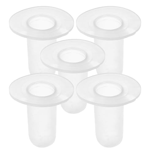 5pcs Silicone Calf Nursing Nipples Replacement Milk Feeding Bottle Accessories for Young Animals Efficient Feeding Design Pet Supplies