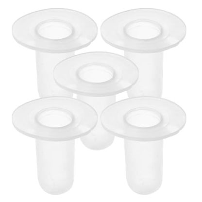 5pcs Silicone Calf Nursing Nipples Replacement Milk Feeding Bottle Accessories for Young Animals Efficient Feeding Design Pet Supplies