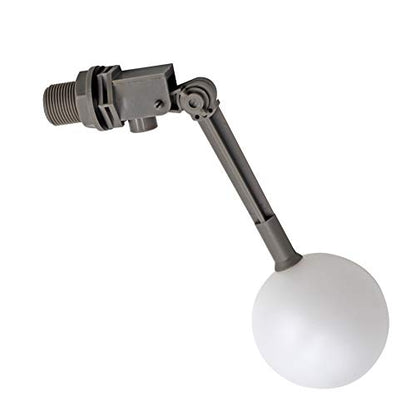 3/4 Float Valve for Water Tank Plastic Water Float Valve with Adjustable Arm Automatic Fill for Pool, Livestock Waterer